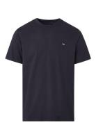 Max Classic Organic Cotton Tee Tops T-Kortærmet Skjorte Navy Lexington...