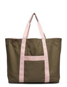 Canvas Berta Bag Shopper Taske Khaki Green Becksöndergaard