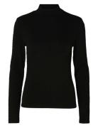 Slfginny Ls High Neck Top Noos Tops T-shirts & Tops Long-sleeved Black...