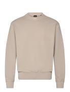 We__Dye Tops Sweatshirts & Hoodies Sweatshirts Beige BOSS