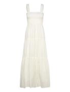 Nudall Maxi Dress Sl Maxikjole Festkjole Cream Lollys Laundry