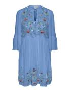 Yaschella 3/4 Tunic Dress S. - Fest Tops Tunics Blue YAS