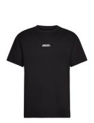 Cohen Brushed Tee Ss Tops T-Kortærmet Skjorte Black Clean Cut Copenhag...