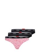 Triplet Thong Design G-streng Undertøj Pink HUGO