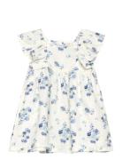 Dress Linen Aop Flower Dresses & Skirts Dresses Casual Dresses Sleevel...