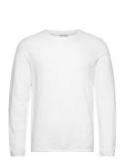 Jjelinen Knit Crew Neck Sn Tops Knitwear Round Necks White Jack & J S