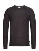 Sdjarah Tops Knitwear Round Necks Black Solid