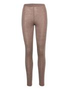 Leggings Merino Wool Bottoms Leggings Beige Lindex