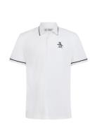 Ss Heritage Piped Polo Sport Polos Short-sleeved White Original Pengui...