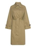 Percey - Heavy Cotton Trenchcoat Frakke Green Day Birger Et Mikkelsen