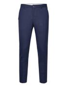 Slhslim-Oasis Linen Trs Noos Bottoms Trousers Formal Blue Selected Hom...