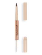 Revolution Fluffy Brow Filter Duo Medium Brown Øjenbrynsblyant Makeup ...