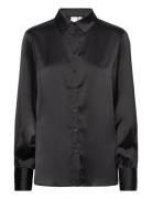 Yaspella Ls Shirt S. Tops Shirts Long-sleeved Black YAS