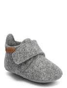 Bisgaard Baby Wool Slippers Hjemmesko Grey Bisgaard