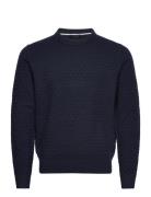 Loung Tops Knitwear Round Necks Navy Ted Baker London