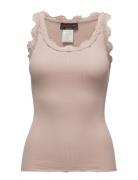 Rwbabette Silk Sl U-Neck Long Lace Tops T-shirts & Tops Sleeveless Pin...