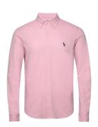 Featherweight Mesh Shirt Designers Shirts Casual Pink Polo Ralph Laure...