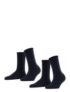 Basic Pure 2-Pack Sustainable Uni Coloured Lingerie Socks Regular Sock...
