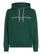 Tommy Logo Hoody Tops Sweatshirts & Hoodies Hoodies Green Tommy Hilfig...