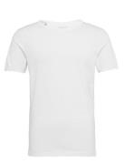 Slhmorgan Ss O-Neck Tee Noos Tops T-Kortærmet Skjorte White Selected H...