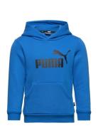 Ess Big Logo Hoodie Fl B Sport Sweatshirts & Hoodies Hoodies Blue PUMA