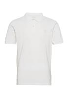 Rowan Basic Polo - Gots/Vegan Tops Polos Short-sleeved White Knowledge...