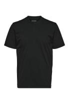 Slhcolman Ss O-Neck Tee Noos Tops T-Kortærmet Skjorte Black Selected H...