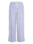 Drizaiw Culotte Bottoms Trousers Wide Leg Blue InWear