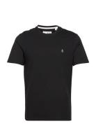 Cont Pin Point Embro Tops T-Kortærmet Skjorte Black Original Penguin