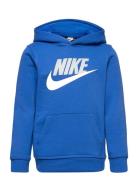 Nkb Club Hbr Po Sport Sweatshirts & Hoodies Hoodies Blue Nike