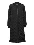 Onljessica Quilted Coat X-Long Otw Quiltet Jakke Black ONLY