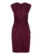 Dress Kort Kjole Burgundy Rosemunde