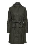 Curve Jacket Outerwear Rainwear Rain Coats Green Rains