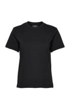 Crew Neck Regular Tops T-Kortærmet Skjorte Black Bread & Boxers