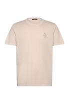 Organic Neuw Band Tee Tops T-Kortærmet Skjorte Cream NEUW