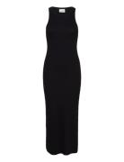 Drewgz Sl Long Dress Noos Knælang Kjole Black Gestuz