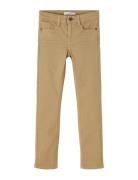 Nkmtheo Xslim Twi Pant 1111-Tp Noos Bottoms Jeans Skinny Jeans Brown N...