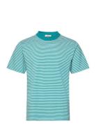 Striped T-Shirt Héritage Tops T-Kortærmet Skjorte Blue Armor Lux