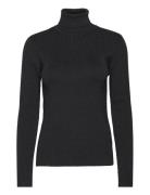 Anem Sbbbatildas Knit Tops Knitwear Turtleneck Black Bruuns Bazaar