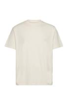 Wbbaine Base Tee Designers T-Kortærmet Skjorte Cream Woodbird