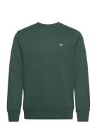 Reg Shield C-Neck Sweat Tops Sweatshirts & Hoodies Sweatshirts Green G...