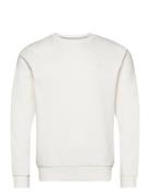 Double Knit Crew Tops Sweatshirts & Hoodies Sweatshirts Cream Hackett ...