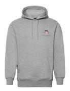 Reg Medium Archive Shield Hoodie Tops Sweatshirts & Hoodies Hoodies Gr...