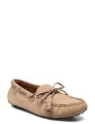 Anders Tasseled Suede Driver Loafers Flade Sko Beige Polo Ralph Lauren