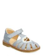 Sandals - Flat - Closed Toe Shoes Summer Shoes Sandals Blue ANGULUS