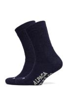 Alpacasocks 2-Pack Lingerie Socks Regular Socks Navy Alpacasocks&Co