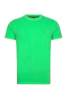 Essential Logo Emb Neon Tee Tops T-Kortærmet Skjorte Green Superdry