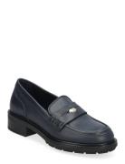 Th Penny Loafer Loafers Flade Sko Brown Tommy Hilfiger