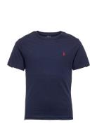 Cotton Jersey Crewneck Tee Tops T-Kortærmet Skjorte Blue Ralph Lauren ...