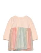 Dress Ls W. Tulle Dresses & Skirts Dresses Partydresses Pink Minymo